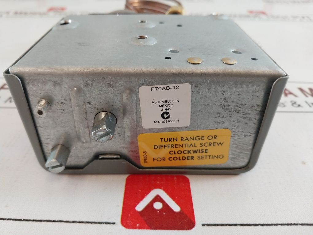 Johnson Controls P70Ab-12C Micro-set Suction Pressure Control 24-7664-1601