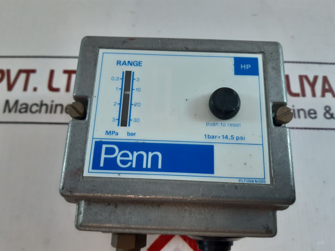 Johnson Controls P77Bea-9350 Pressure Switch 3/30 Bar