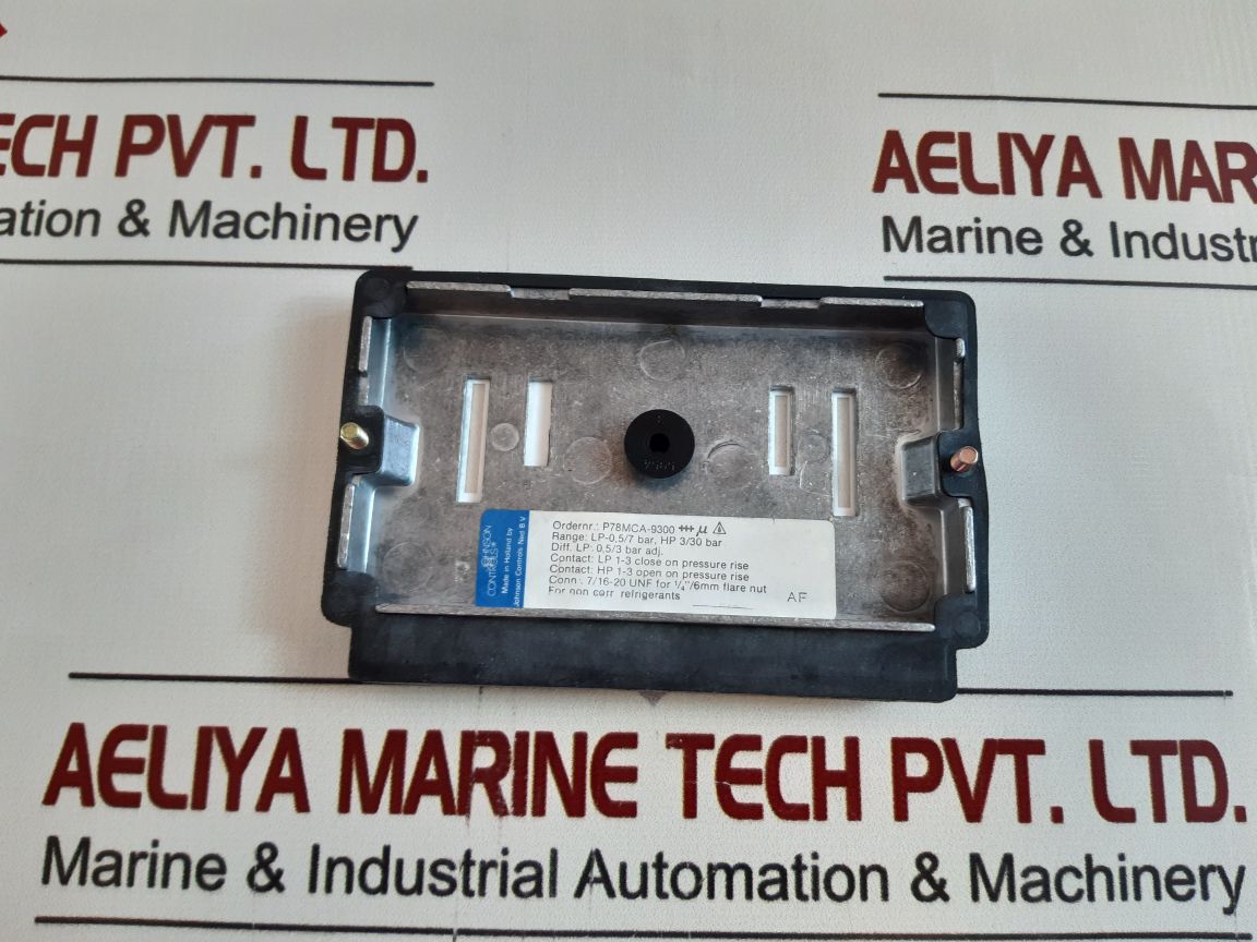 Johnson Controls P78Mca-9300 Dual Pressure Control Switch