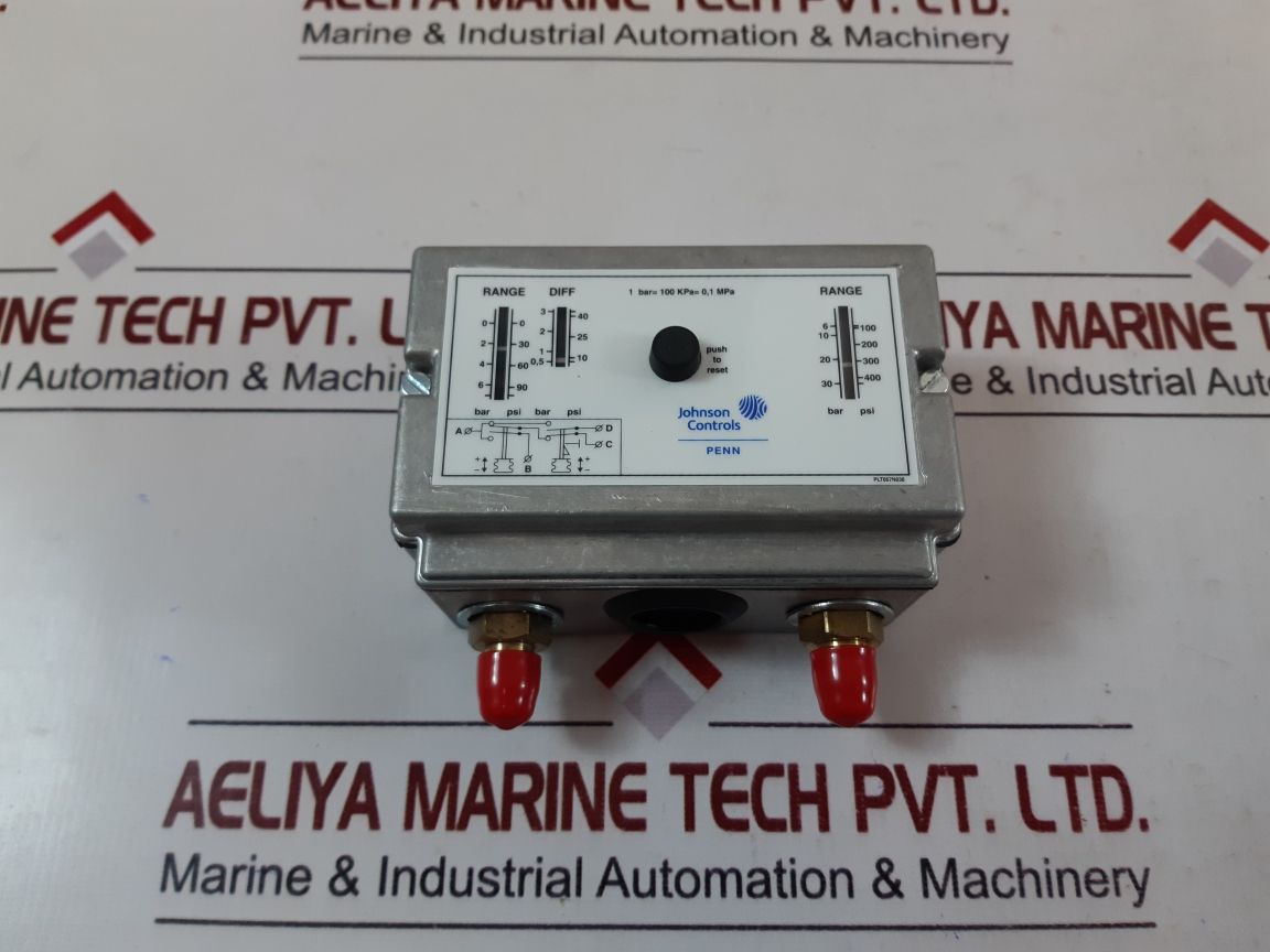 Johnson Controls P78Mca-9300 Pressure Control