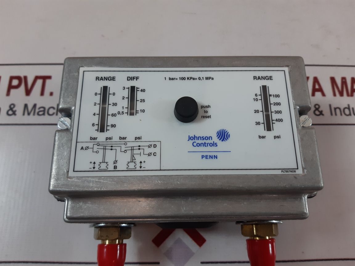 Johnson Controls P78Mca-9300 Pressure Control