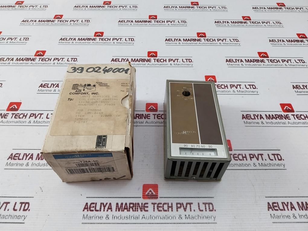 Johnson Controls T25A-1 Two Stage Room Thermostat 24/277Vac