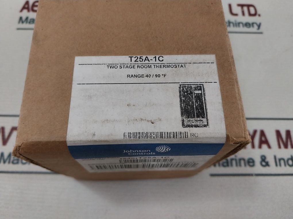 Johnson Controls T25A-1C Two Stage Room Thermostat Revision B