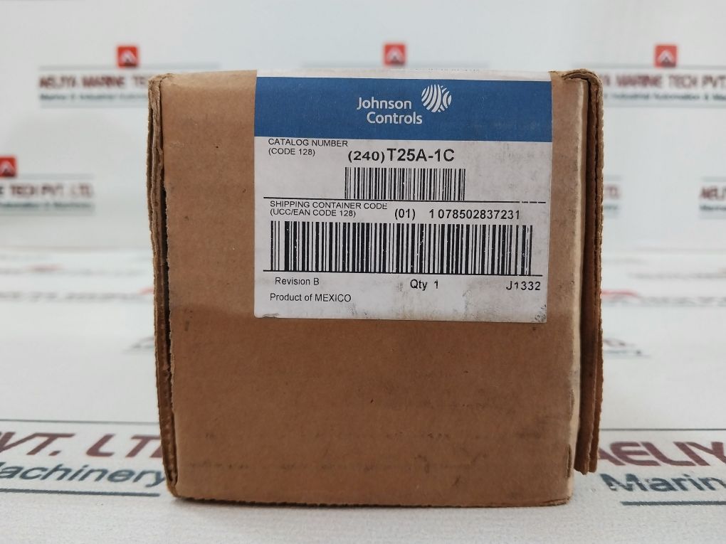 Johnson Controls T25A-1C Two Stage Room Thermostat Revision B