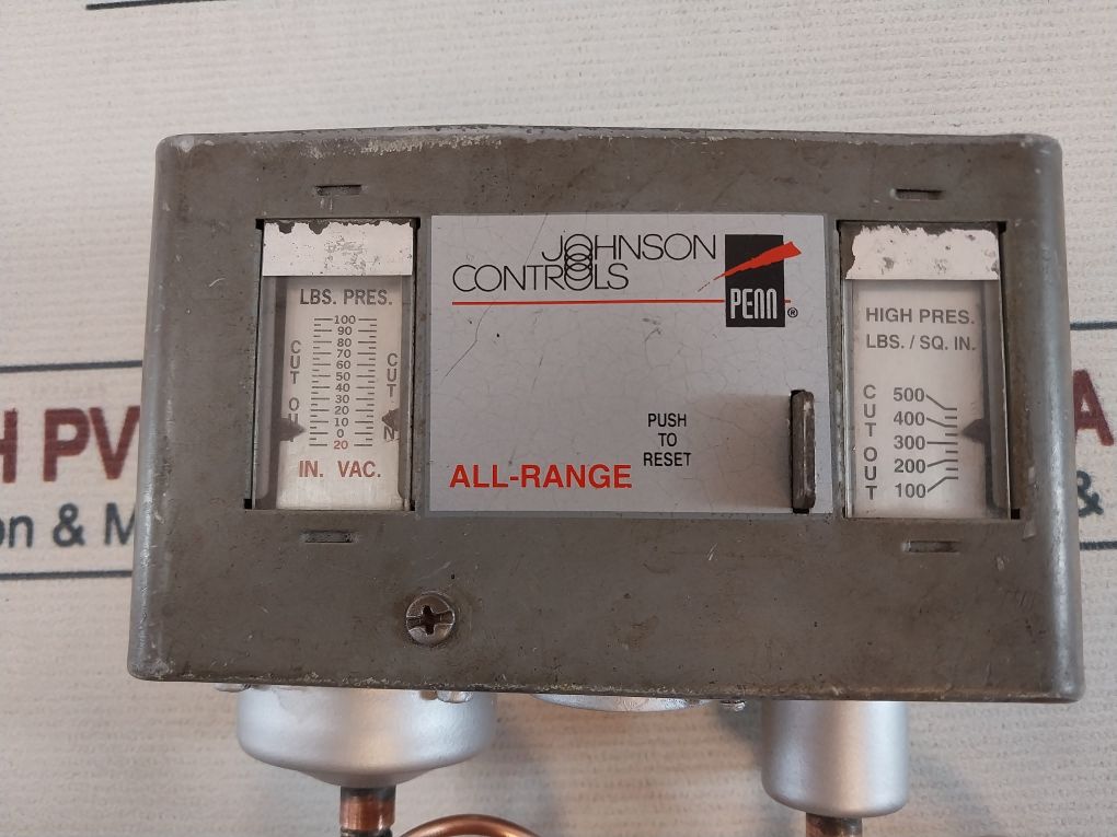 Johnson Controls Tpe50-18 Dual Pressure Control