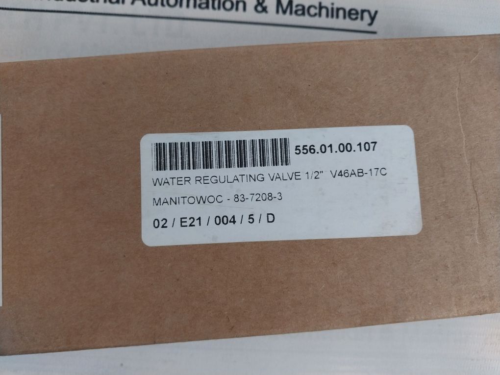 Johnson Controls V46Ab-17 Water Regulating Valve 005003413