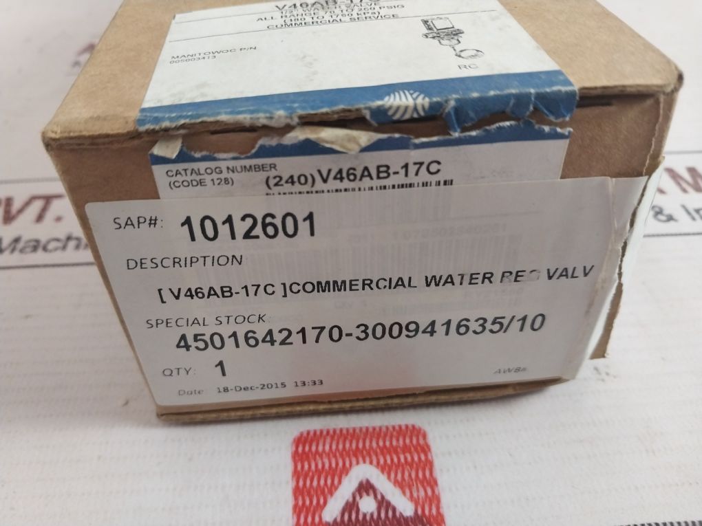 Johnson Controls V46Ab-17 Water Regulating Valve 1/2