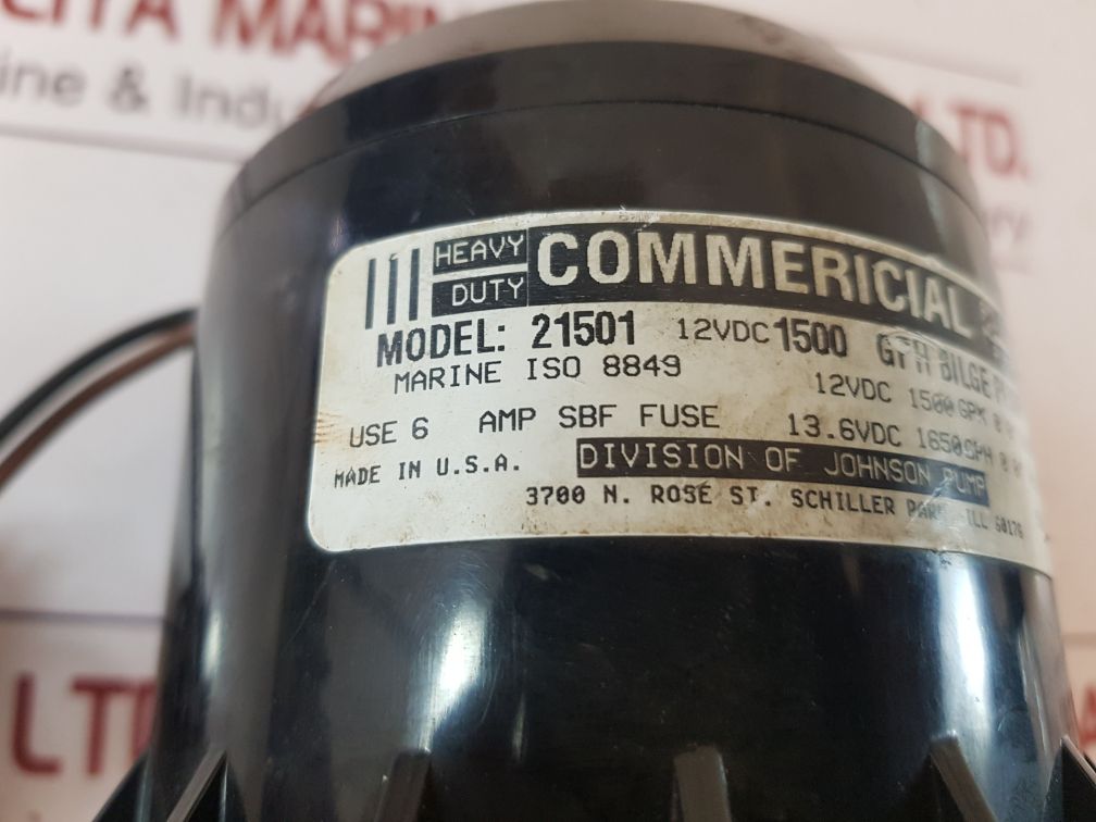 Johnson Pump 21501 Bilge Pump
