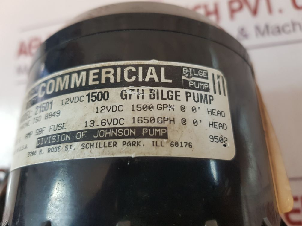 Johnson Pump 21501 Bilge Pump
