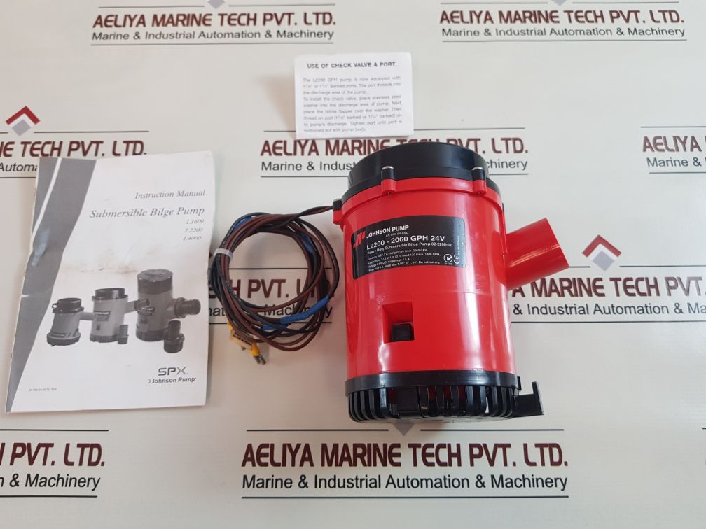 Johnson Pump L2200-2060 Gph 24V Submersible Bilge Pump
