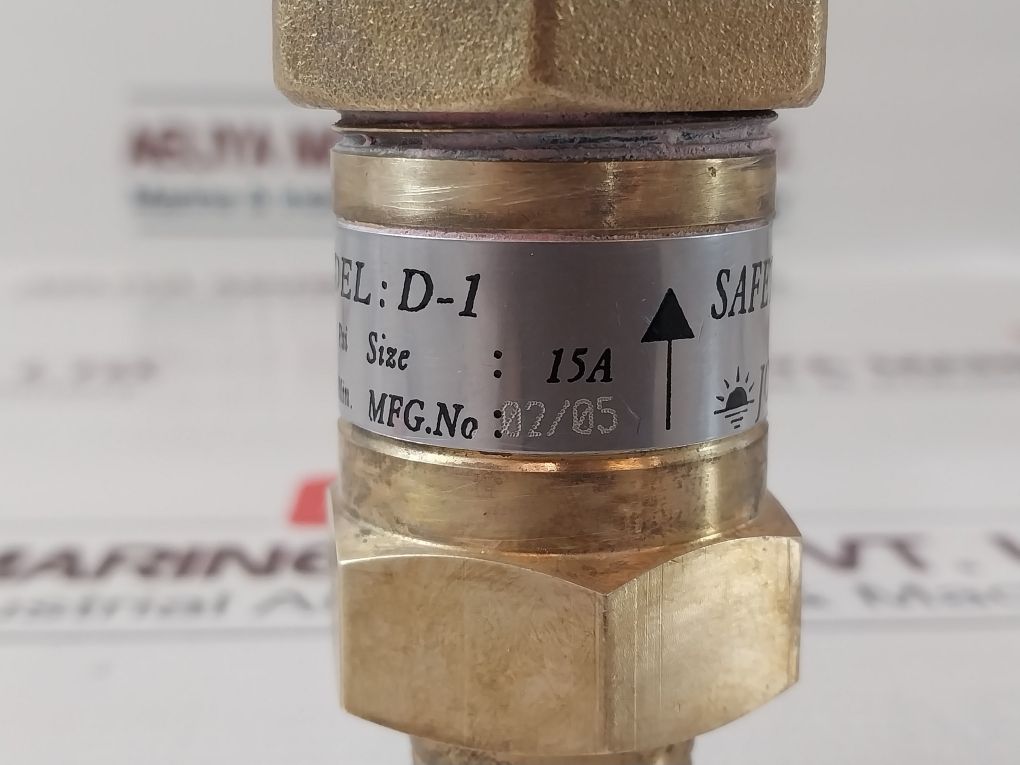 Jokwang D-1 Safety Relief Valve