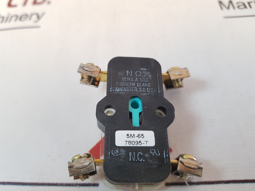 Joslyn Clark 5M-65 Auxiliary Contact Block
