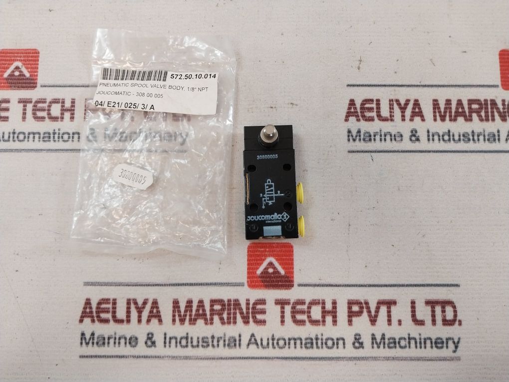 Joucomatic 30800005 1/8” Npt Pneumatic Spool Valve Body