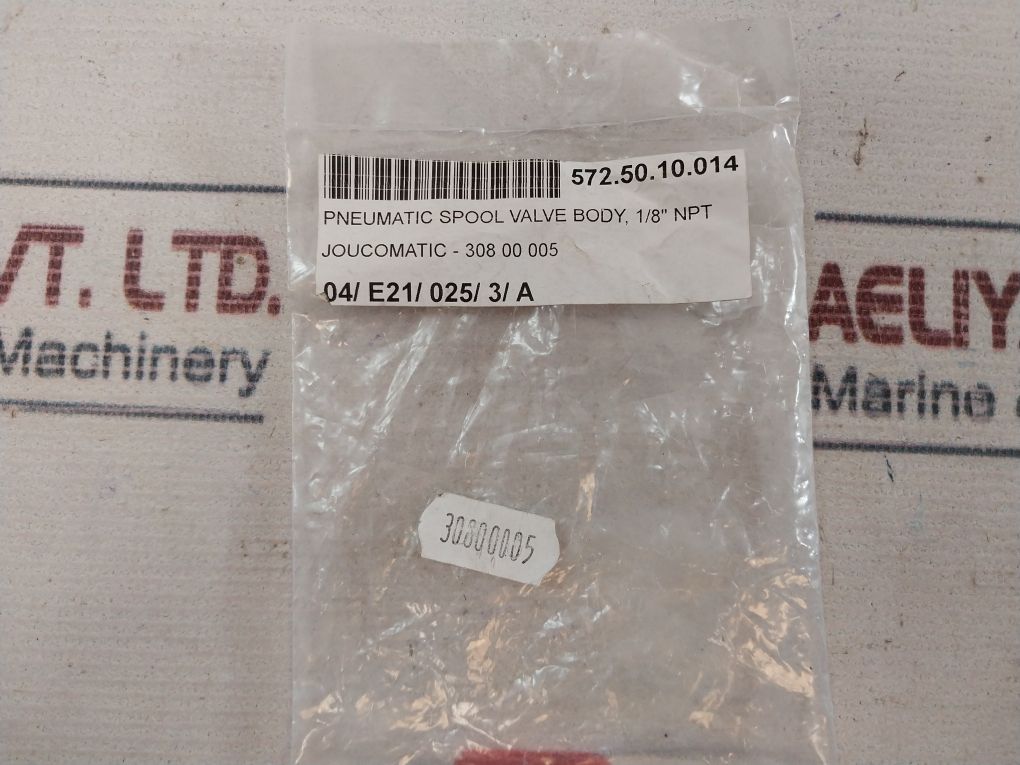 Joucomatic 30800005 1/8” Npt Pneumatic Spool Valve Body