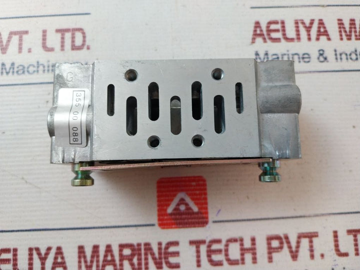 Joucomatic 355 00 088 Joinable Subbase With Side Ports Housing Valve