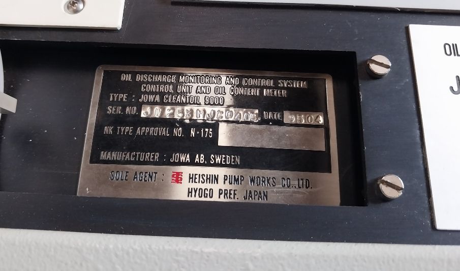 Jowa Cleantoil 9000 Computer Unit