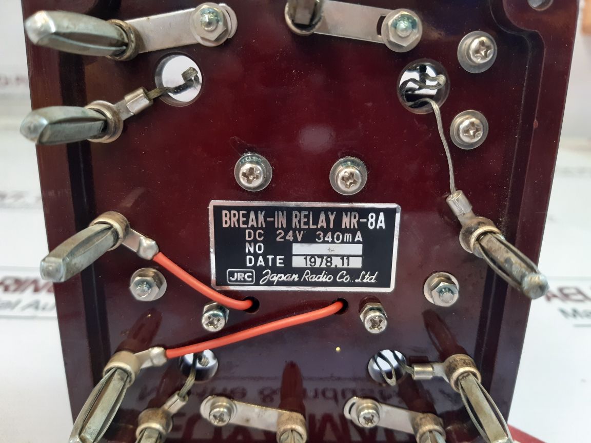 Jrc Break-in Relay Nr-8A