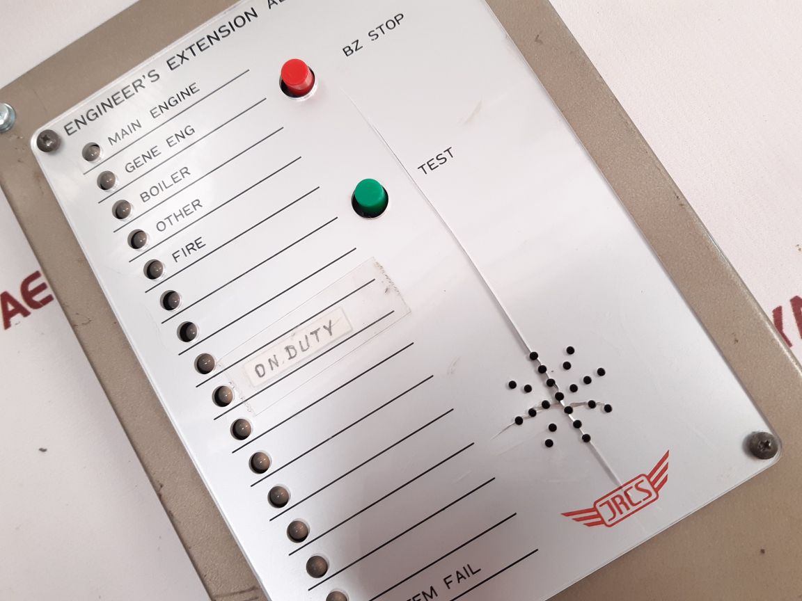Jrcs Ext-200 Engineer’s Extension Alarm Panel used 5627