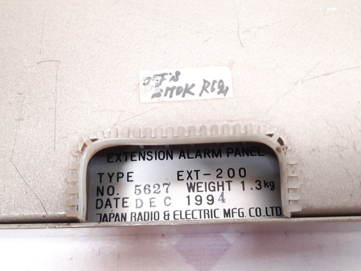 Jrcs Ext-200 Engineer’s Extension Alarm Panel used 5627