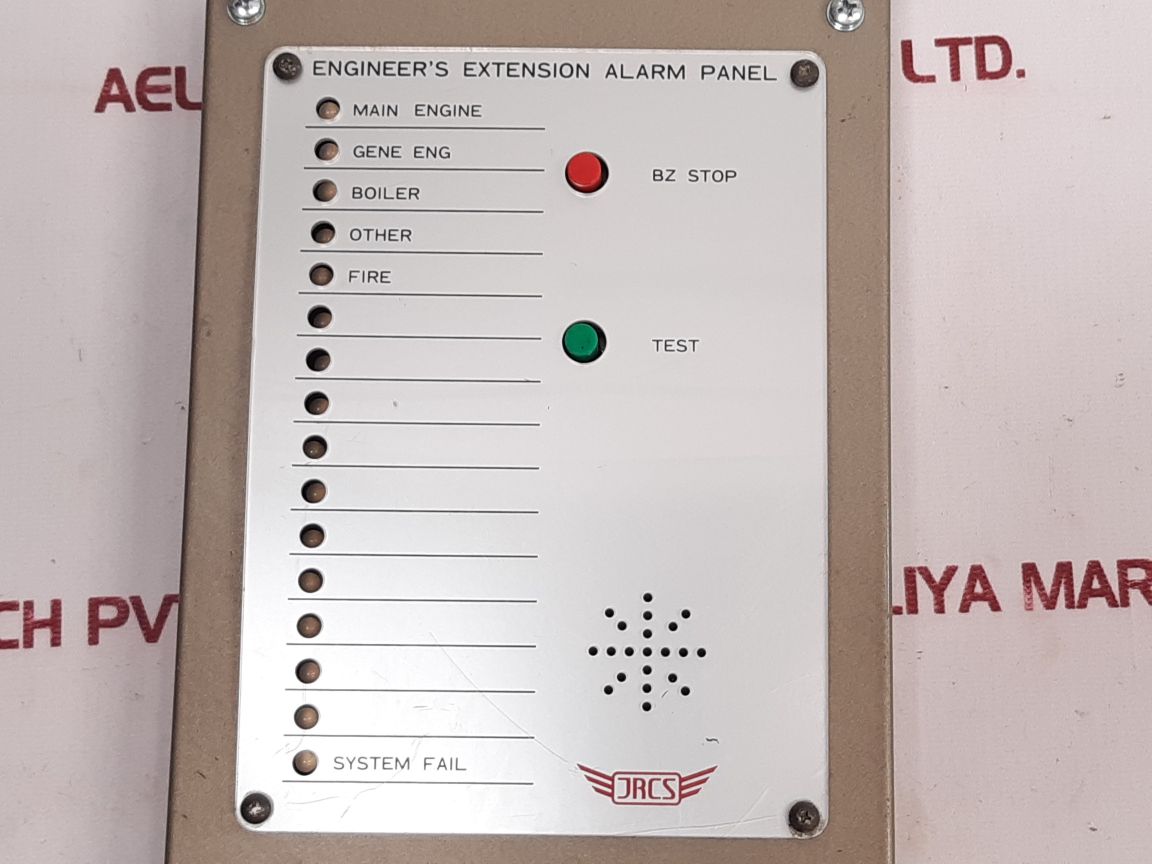 Jrcs Ext-200 Engineer’s Extension Alarm Panel used 5627