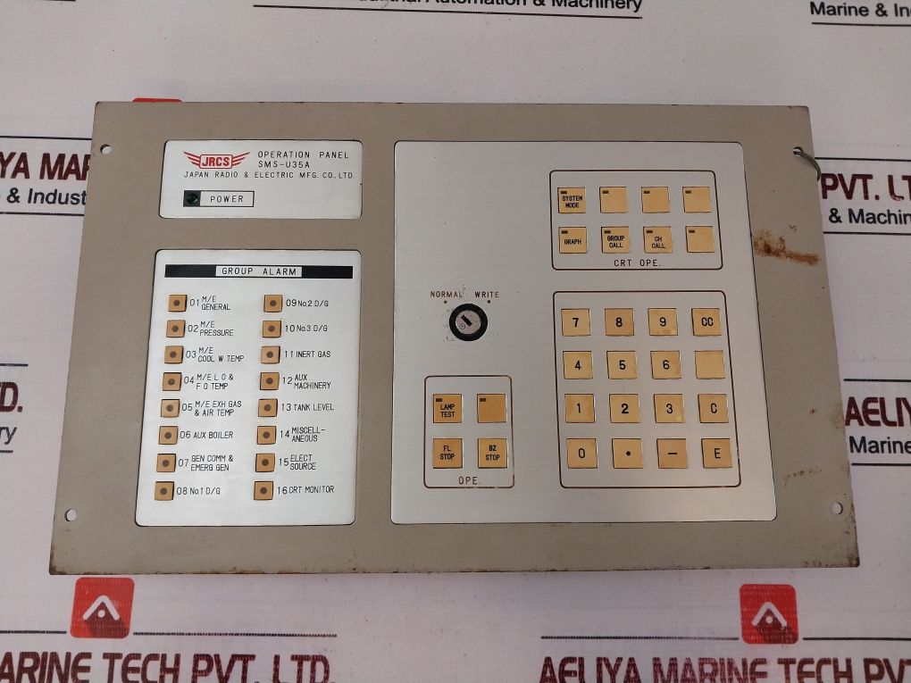 Jrcs Sms-u35A Operation Panel Unit 24V