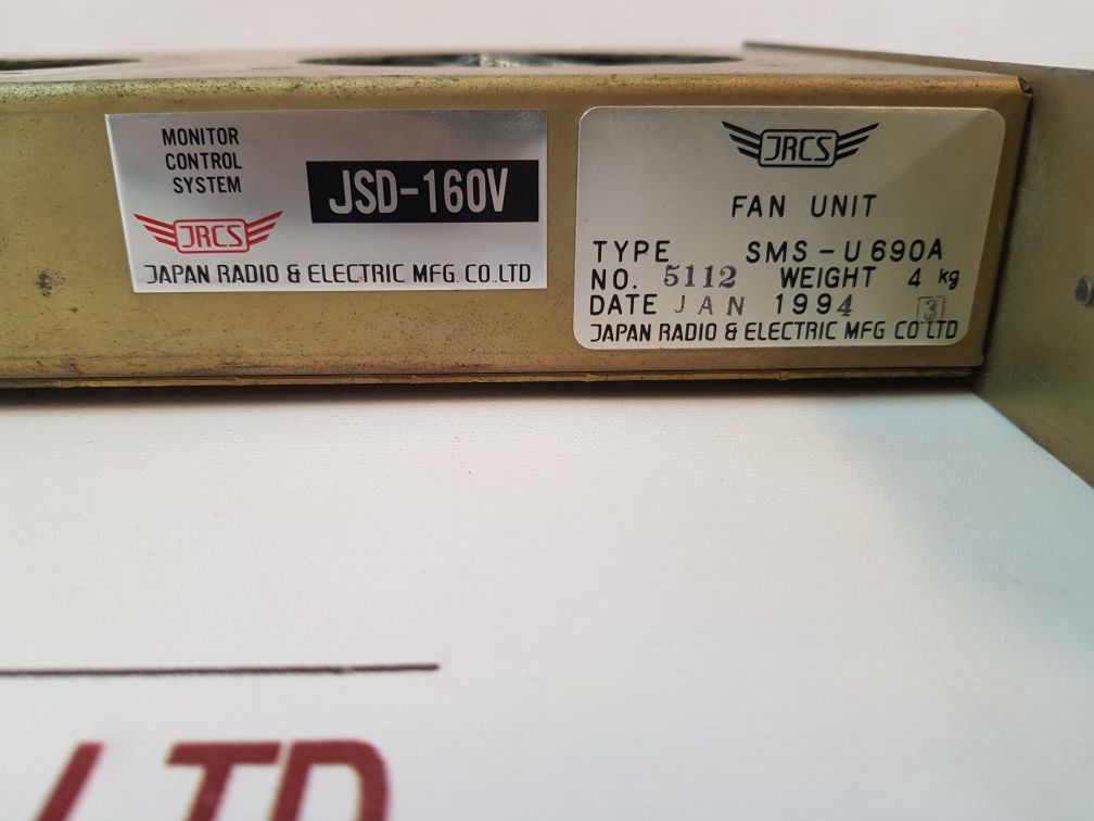Jrcs Sms-u690A Fan Unit