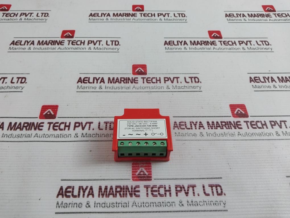 Jsco Eh-720-hhd Solid State Rectifier 230Vac