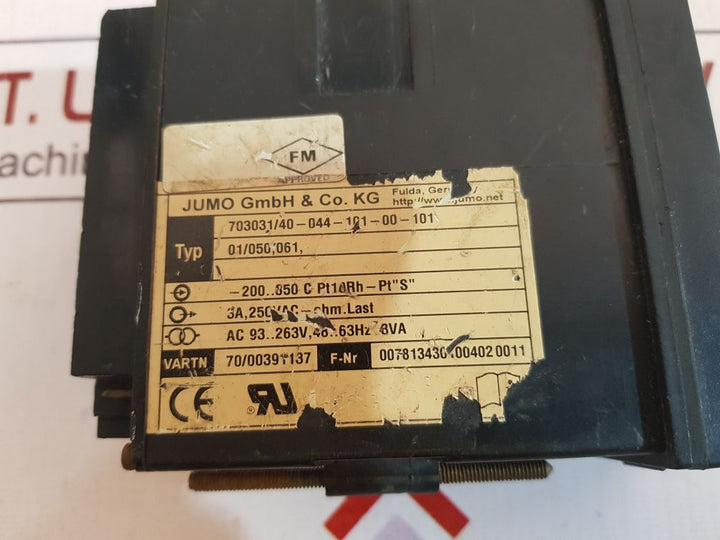 Jumo 703031/40-044-101-00-101 Compact Microprocessor Controller Dtron 08.1
