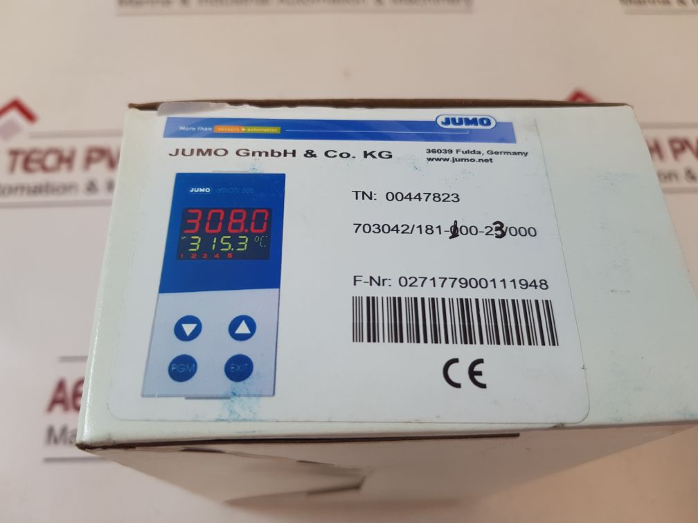 Jumo 703042/181-100-23/000 exhaust gas temperature controller