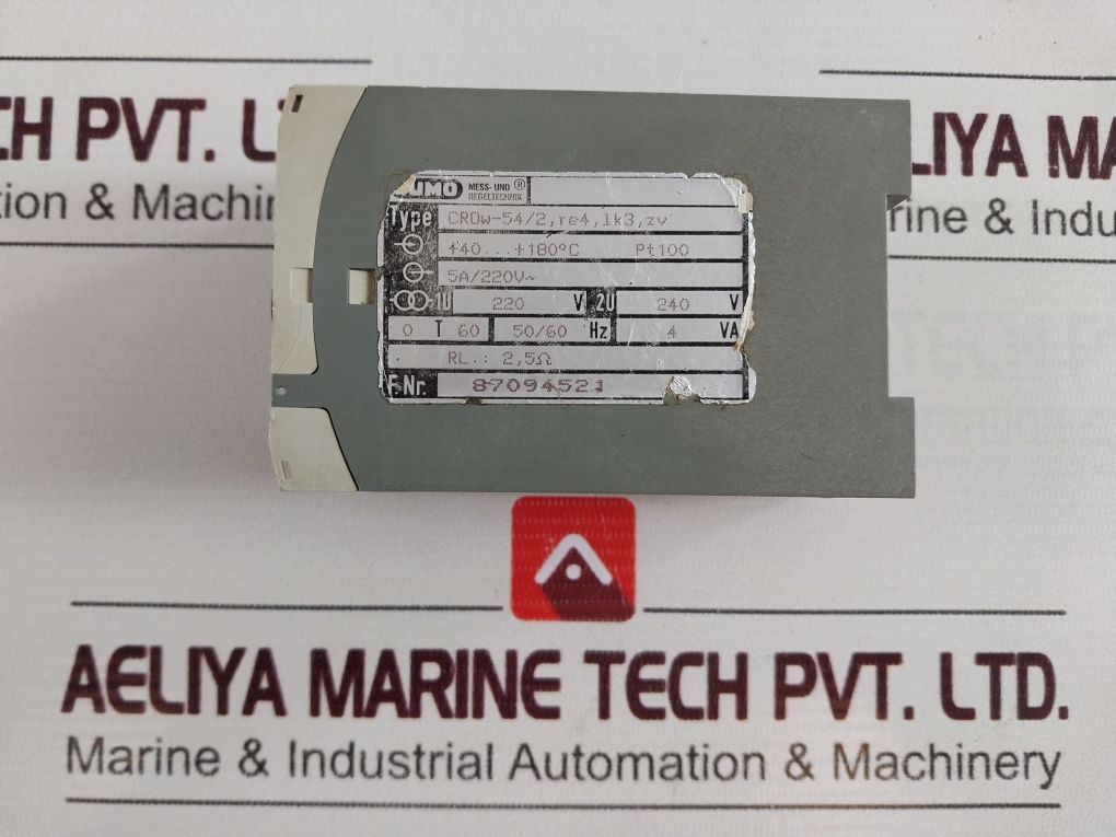 Jumo Crow-54/2, Re4, 1K3, Zv Temperature Controller