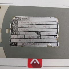 Jumo Crow-54/2, Re4, 1K3, Zv Temperature Controller