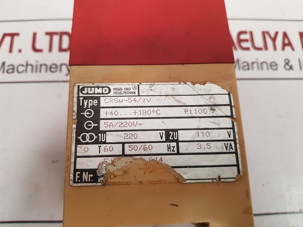 Jumo Crsw-54/Zv Temperature Controller