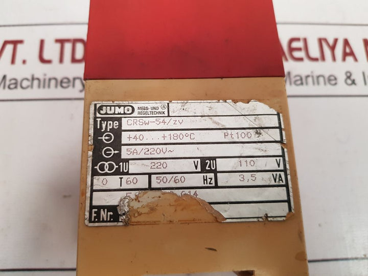 Jumo Crsw-54/Zv Temperature Controller