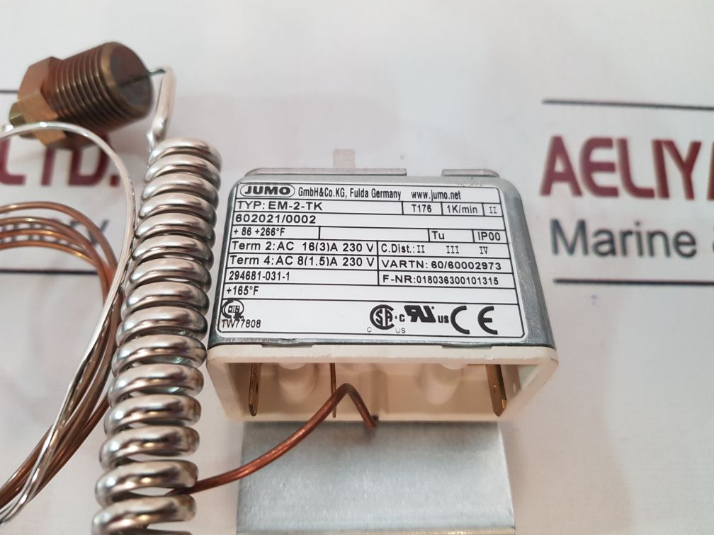 Jumo Em-2-tk Panel Mounted Thermostat T176