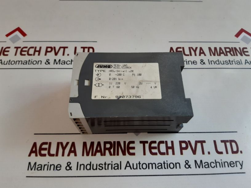 Jumo Hr0W-54/Re11.U20 Temperature Controller Pt100