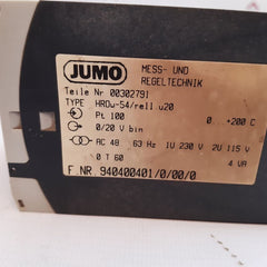 Jumo Hrow-54Re11.U20 Temperature Controller