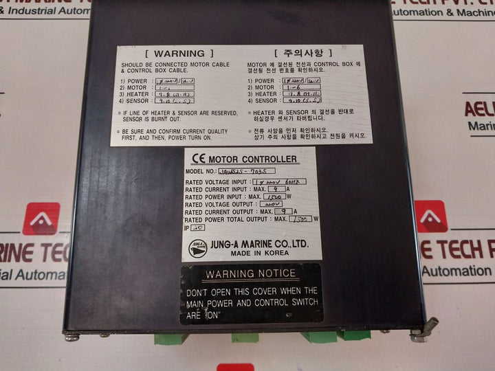 Jung-a Jaws2S-703S Wiper Control Series-703 Ip 20