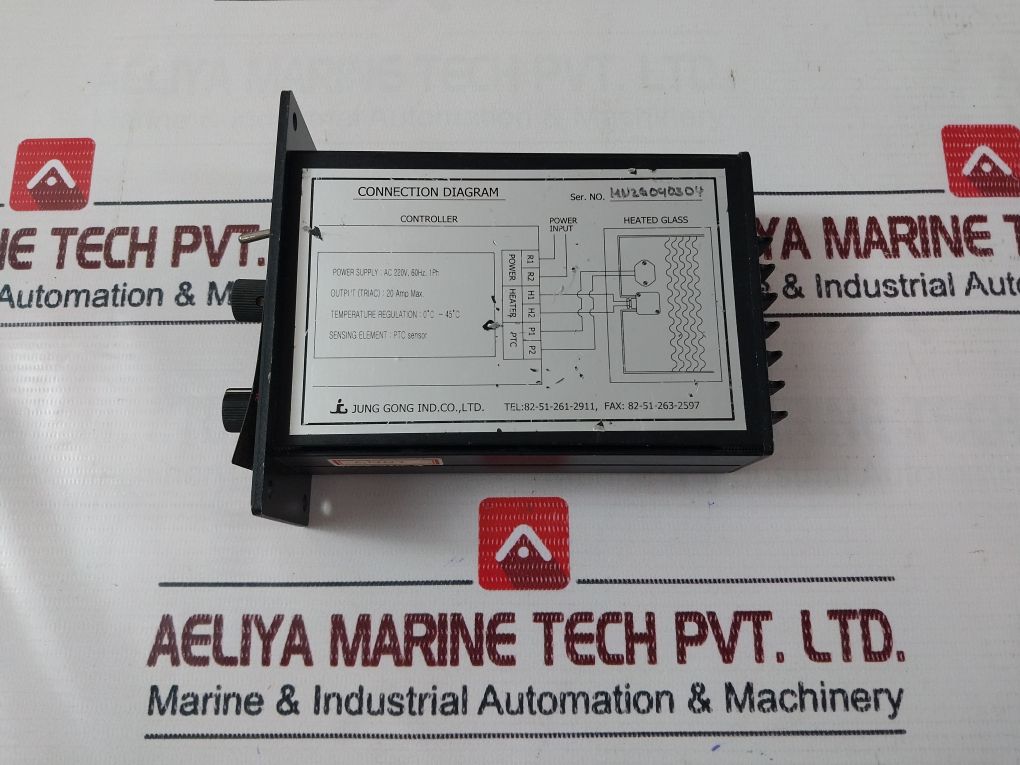 Jung Gong Heating Glass Controller Ac 220V, 60 Hz, 1 Ph