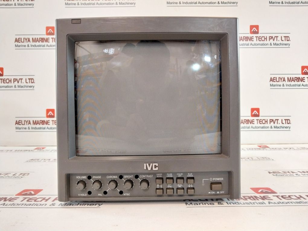 Jvc Tm-1010Pn Video Monitor Tk-c1481Eg Color Video Camera 3239 Photo Optic Lamp With Connector Cables