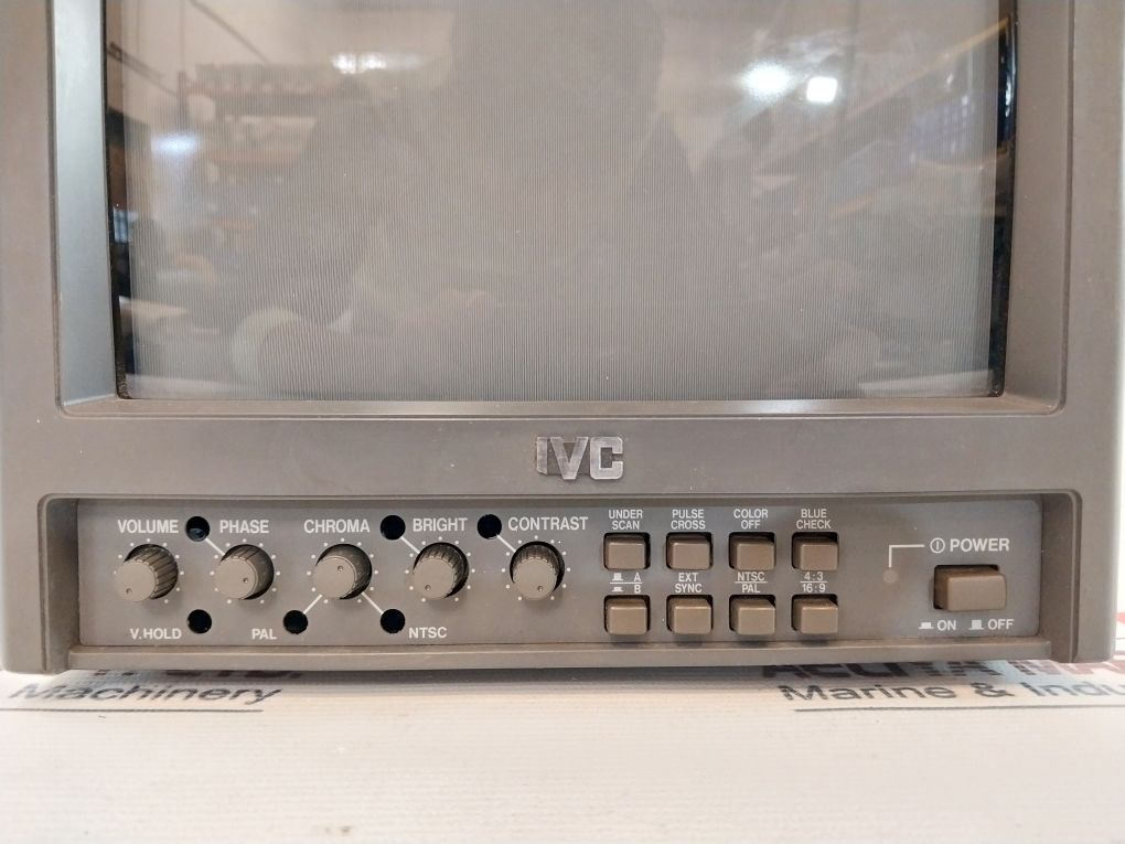 Jvc Tm-1010Pn Video Monitor Tk-c1481Eg Color Video Camera 3239 Photo Optic Lamp With Connector Cables