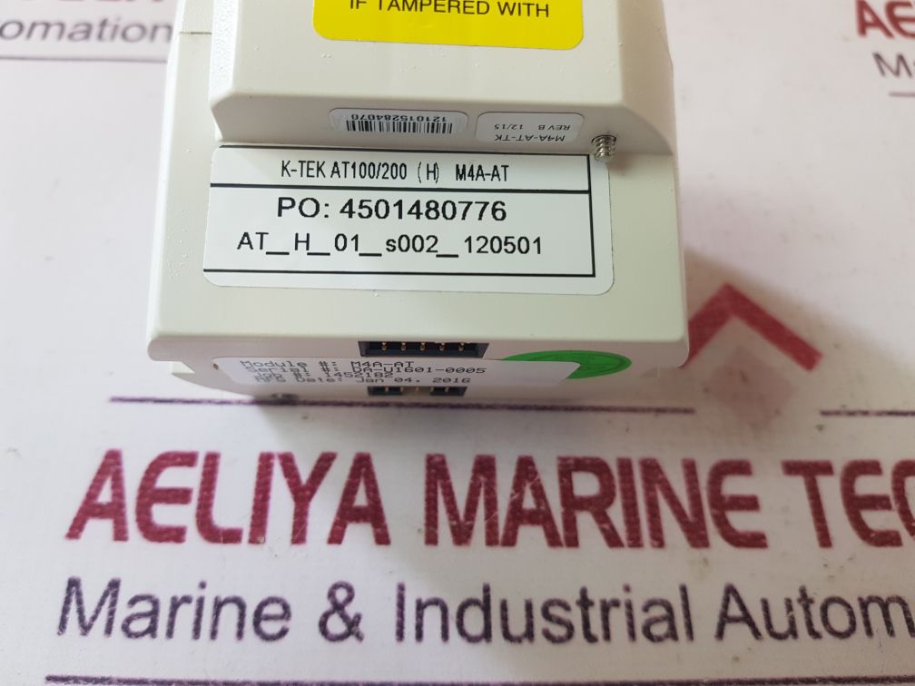 K-tek M4A-at-tk Rev B Control Level Transmitter