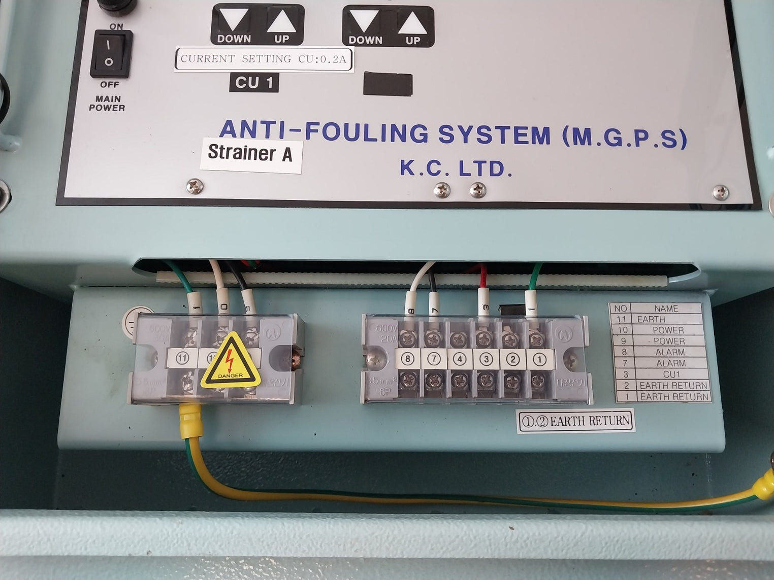 K.C. Kcaf 2010Nm Control Panel For Anti-fouling System (Mgps)
