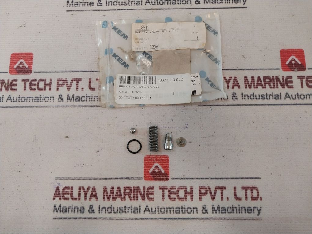 K.E.W 1118512 Repair Kit For Safety Valve