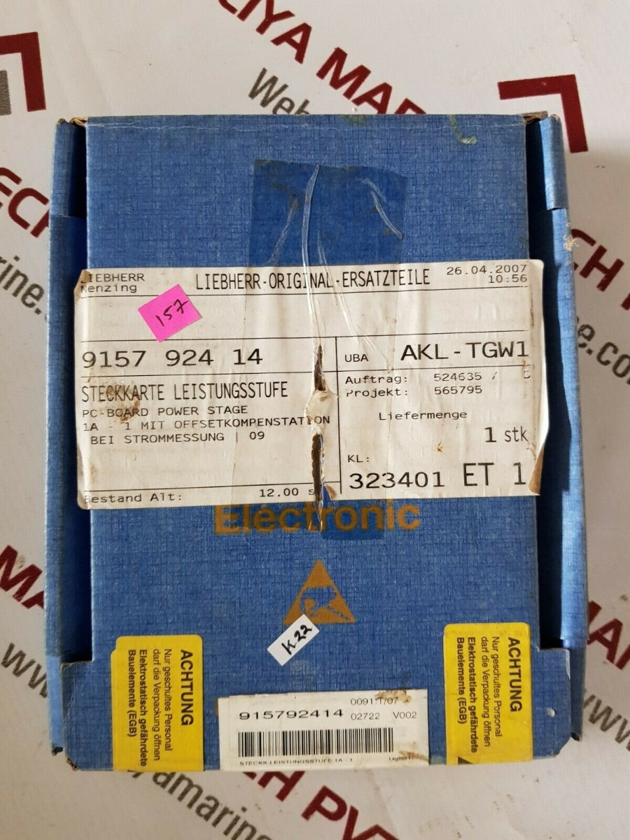 Liebherr electronic 915792414 pcb card