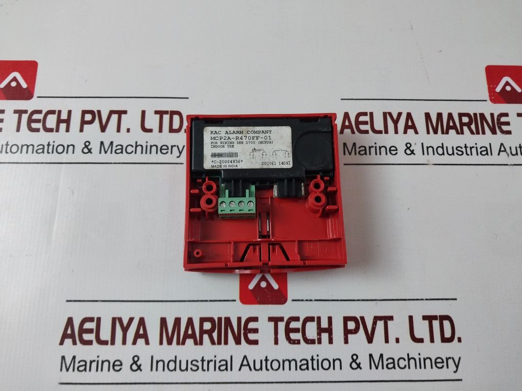 Kac Alarm Mcp2A-r470Ff-01 Manual Call Point