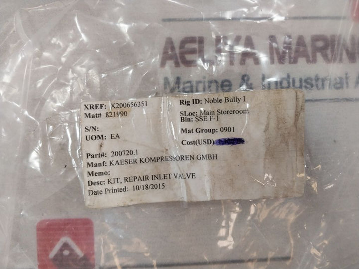Kaeser 200720.1 Inlet Valve