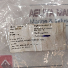 Kaeser 200720.1 Inlet Valve