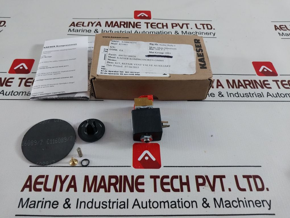 Kaeser 400707.00020 Vent Valve Auxiliary Repair Kit
