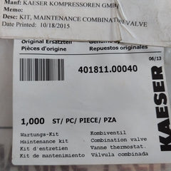 Kaeser 401811.00040 Combination Valve Maintenance Kit