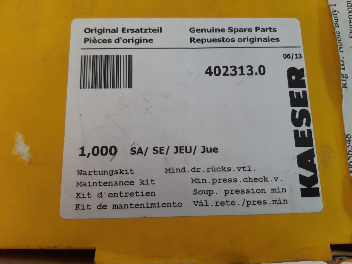 Kaeser 402313.0 Minimum Pressure Valve Kit